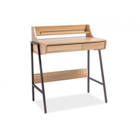 Стол компьютерный SIGNAL B-168 дуб/коричневый, 77/48/89